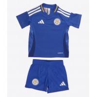 Dres Leicester City Domáci pre deti 2024-25 Krátky Rukáv (+ trenírky)